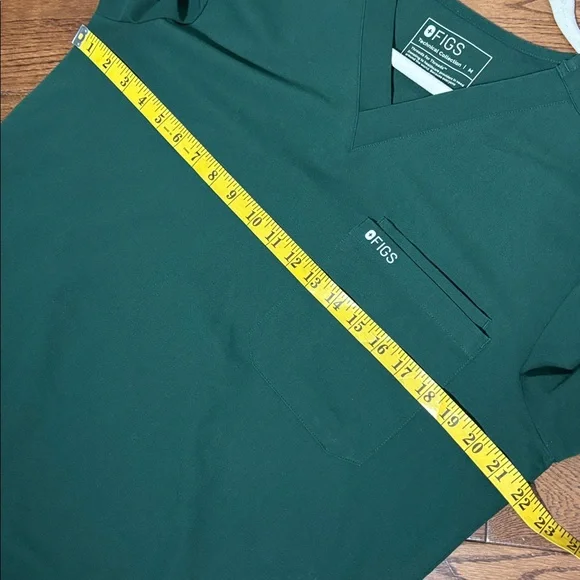 FIGS Technical Collection Dark Green Scrubs Set Tansen Jogger Style Size Medium - Picture 3 of 13